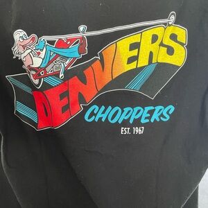 Denver’s choppers Black V-Neck Tee women’s